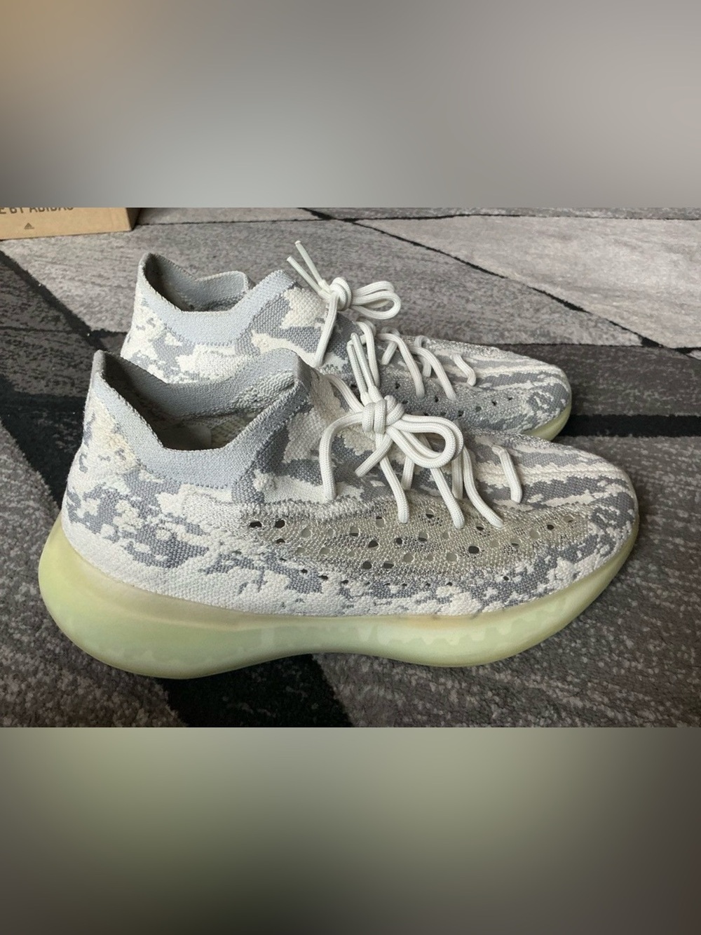 Size 10.5 - Adidas Yeezy Boost 380 White Gray Alien FV3260
